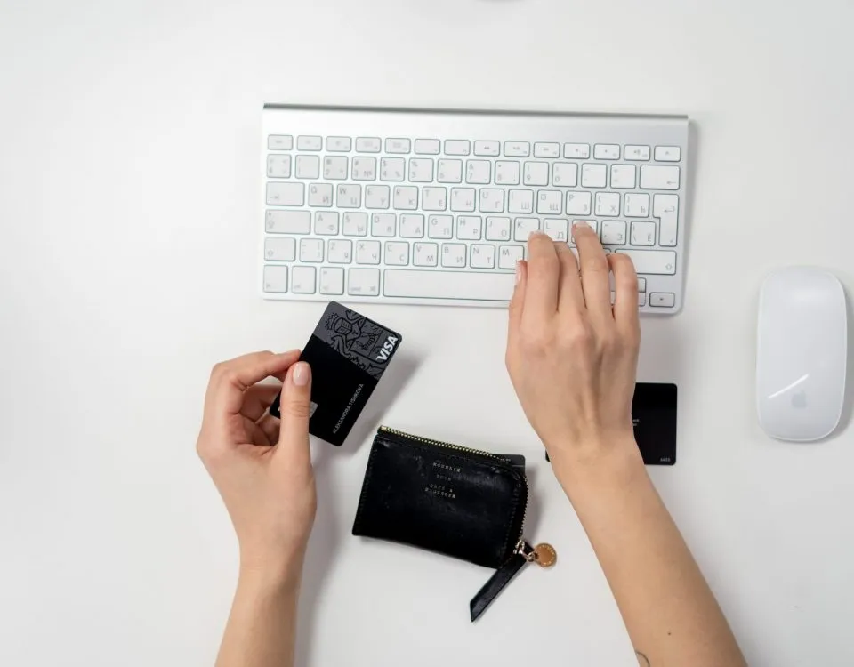 Free Person Shopping Online Stock Photo