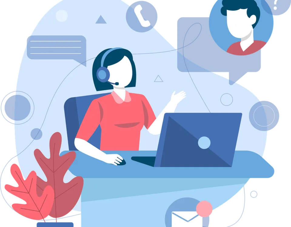 Free Call Center Customer Service vector and picture