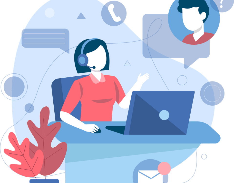 Free Call Center Customer Service vector and picture